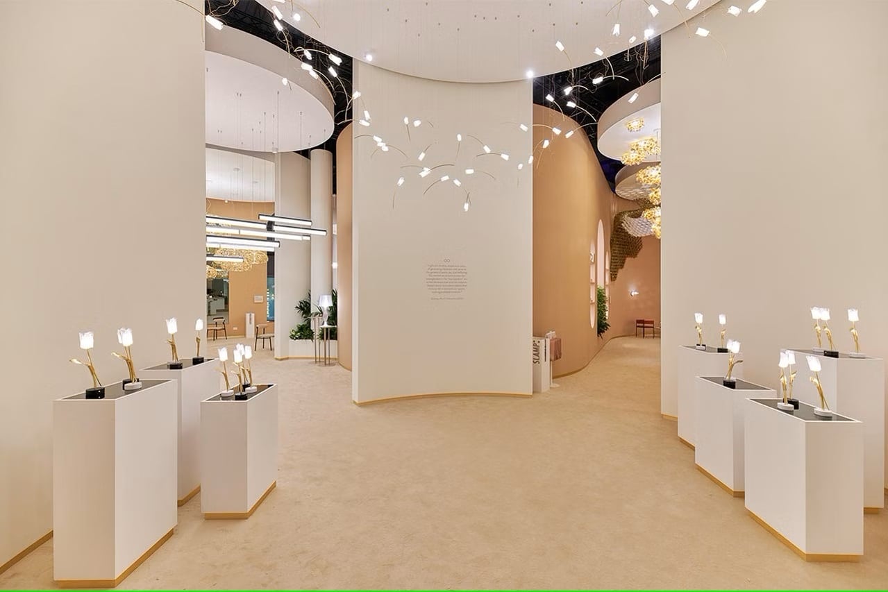 Slamp Salone del Mobile Euroluce 2023 Designleuchten Mailänder Möbelmesse Leuchtenmesse